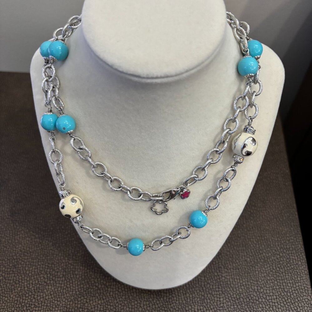 Lauren G. Adams Rhodium Station Necklace